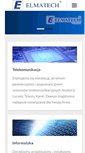 Mobile Screenshot of elmatech.pl